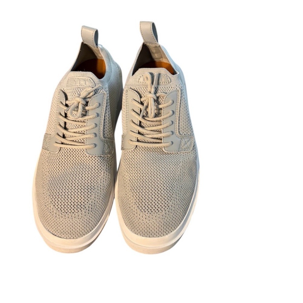 BYLT Shoes Men’s Lido Knit Gray Casual Breathable Everyday Lace Up Shoes Size 10